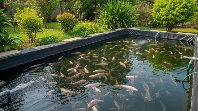 Nila dan Patin dalam Satu Kolam/Foto: AI Generated