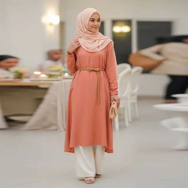 9 Model Tunik untuk Buka Puasa Bersama, Tampil Modis dan Santun