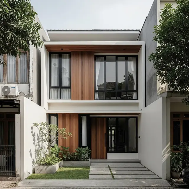 9 Desain Rumah 2 Lantai Minimalis Lahan Sempit, Solusi Cerdas Hunian Modern