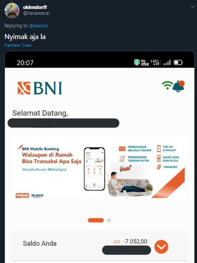 7 Cuitan Netizen Pamer Isi Saldo Ini Malah Bikin Ngakak