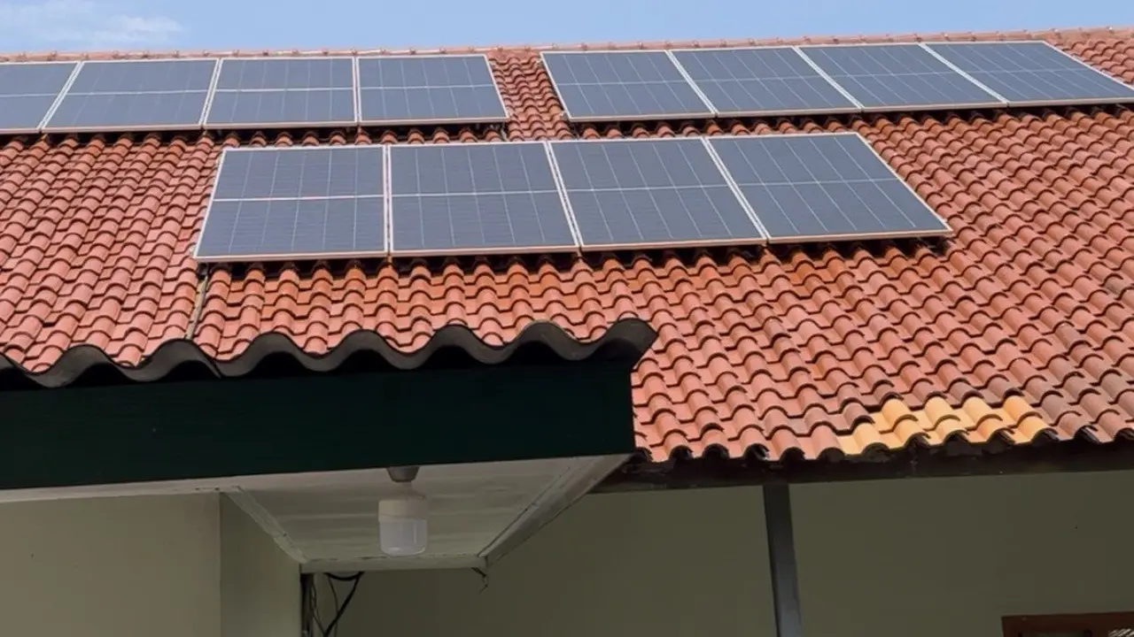 Korem 074/Warastratama Surakarta mulai memanfaatkan pembangkit listrik tenaga surya (PLTS).