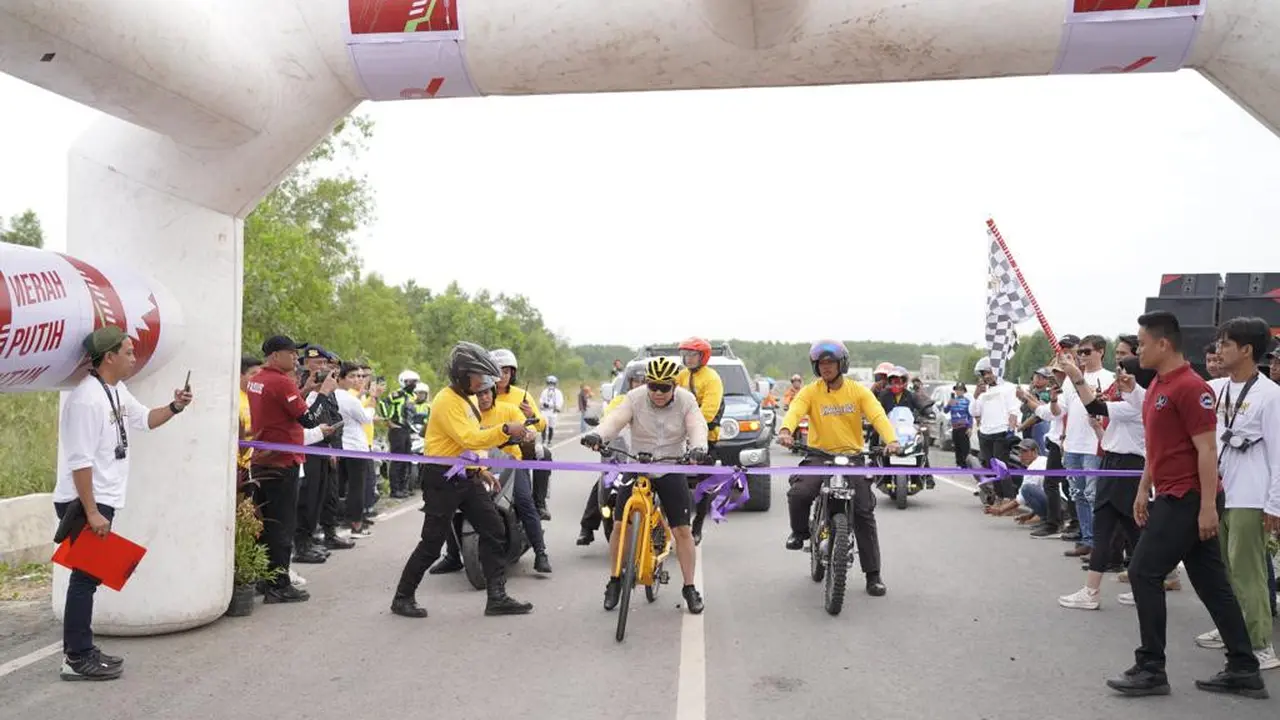 Event balap sepeda Jhonlin Ride tahun 2023