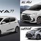 Render Toyota Agya terbaru (Instagram/@malvinwsetiawan)