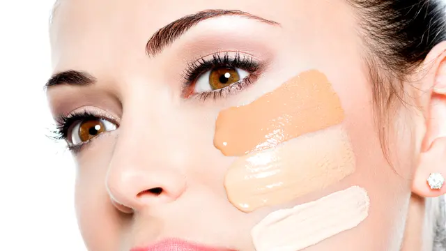 3. Tes pada wajah bare skin