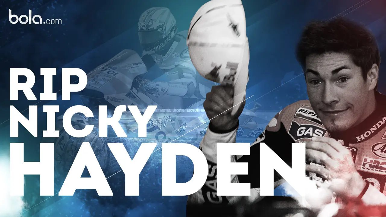 Nicky Hayden, mantan pebalap dan juara dunia MotoGP 2006 meninggal dunia. (Bola.com/Dody Iryawan)