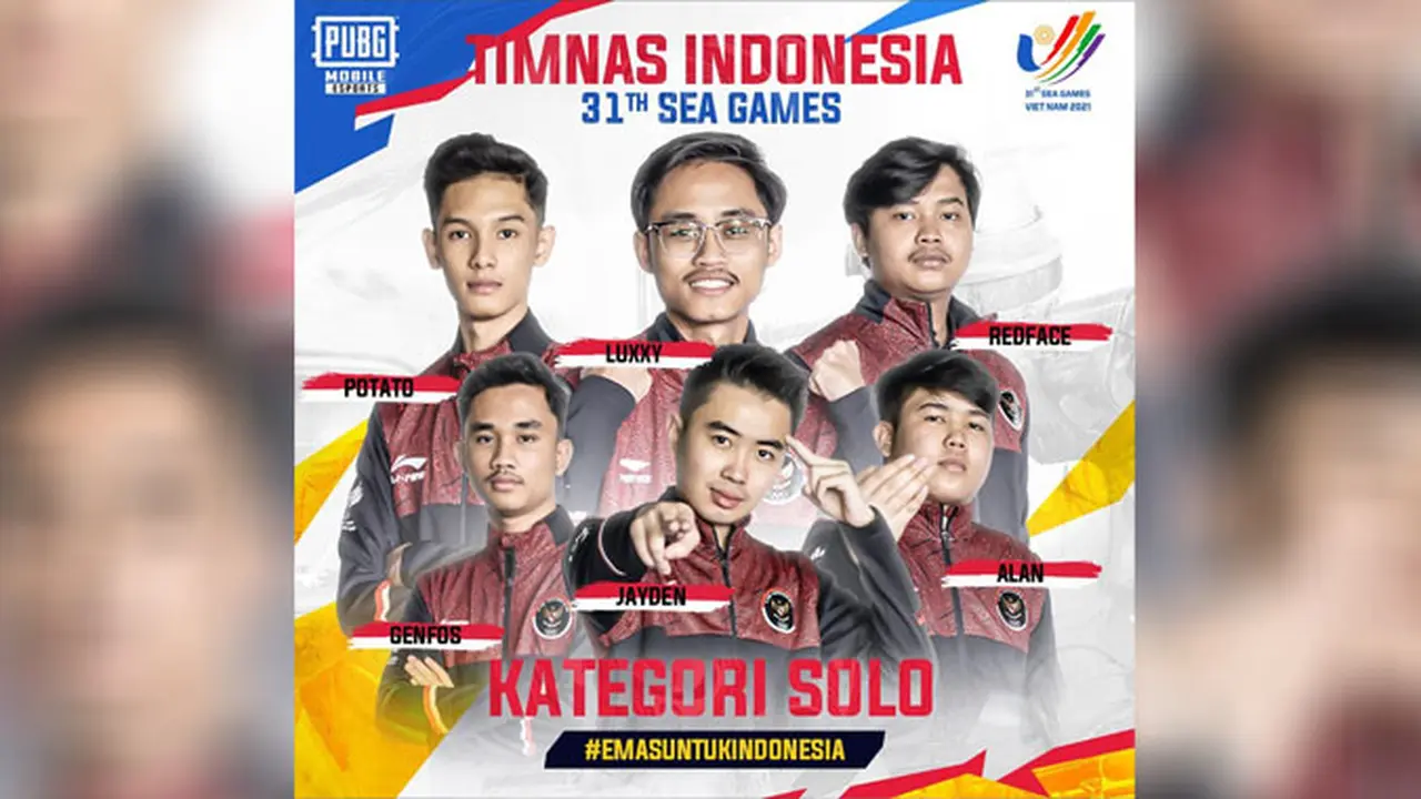 Timnas PUBG Mobile Indonesia di SEA Games 2021