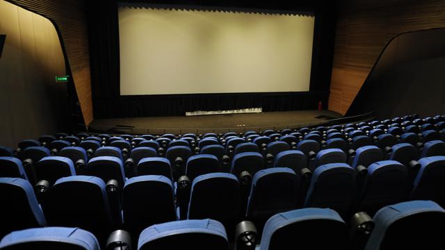 Bioskop di Meksiko yang sepi saat pandemi Corona. (AP Photo/Rebecca Blackwell)