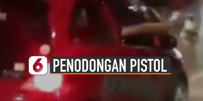 VIDEO: Viral Pengendara Mobil Todong Pistol ke Arah Kerumunan Pengendara Motor