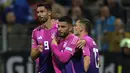 Tekanan Jerman membuahkan hasil, Deniz Undav berhasil menggetarkan jala gawang Bosnia pada menit ke-30 dan 36. (AP Photo/Armin Durgut)