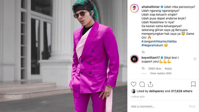 Unggahan Atta Halilintar