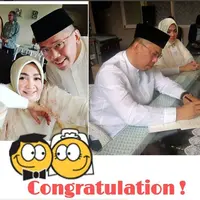 Ibunda Nagita Slavina, Rieta Amalia dikabarkan menikah lagi dengan seorang lelaki bernama Basuki. (Instagram @lambe_turah)