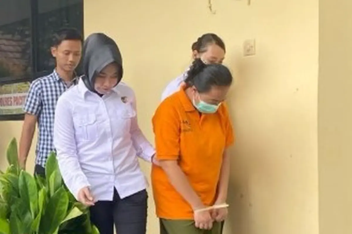 Pelaku AFA saat digiring ke Polres Pacitan. (Istimewa)