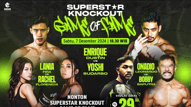 Jadwal Superstar Knockout 2: Game of Fame 2024 di Vidio