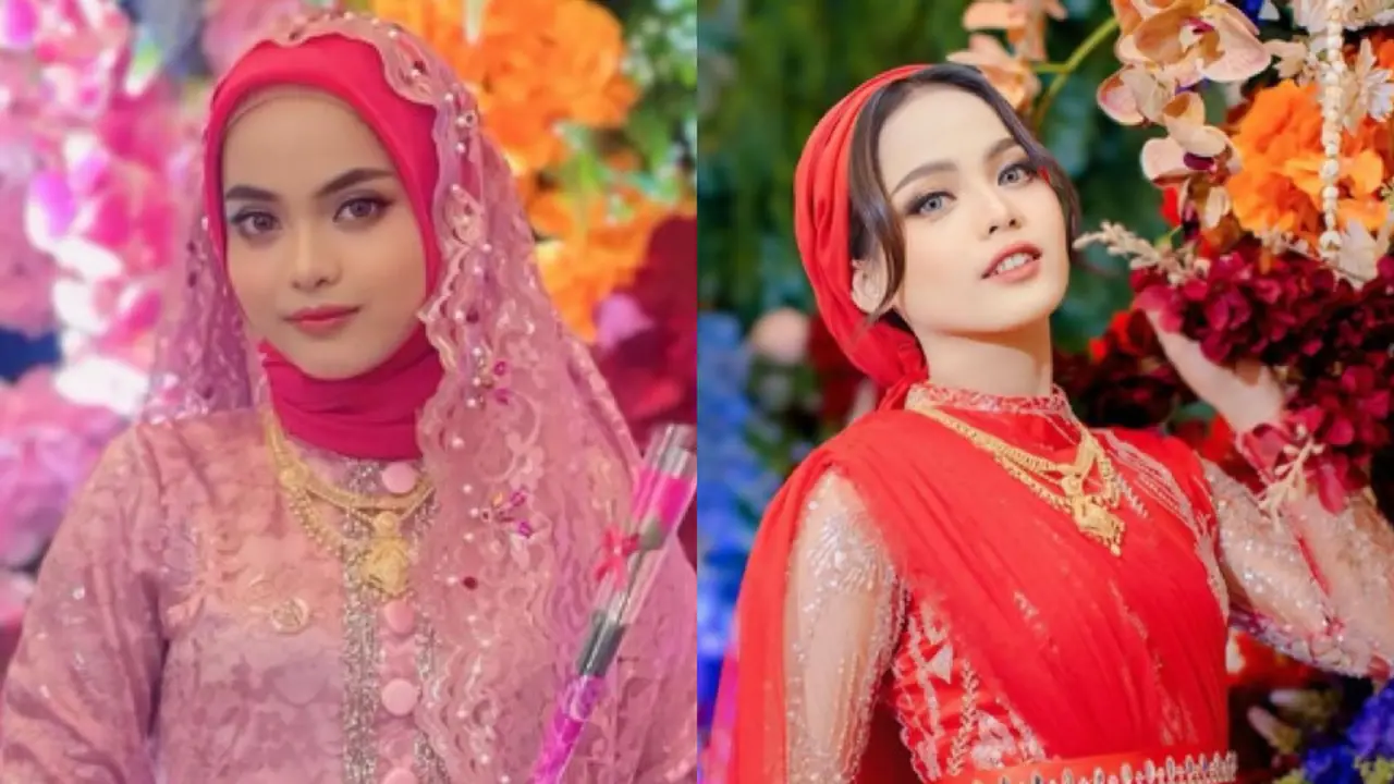 Gaya Putri Isnari Kenakan Emas