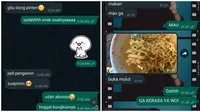 Chat Kocak Makan Virtual Bareng Pacar. (Sumber: Twitter/@bertanyarl)