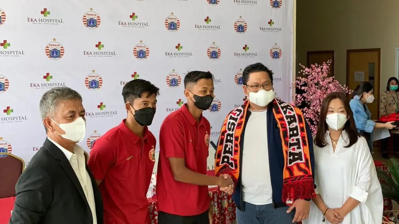 Persija Jakarta menggandeng Eka Hospital sebagao partner resmi