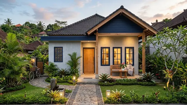Kombinasi Warna Cat Rumah Abu-Abu Muda yang Elegan/AI Generated