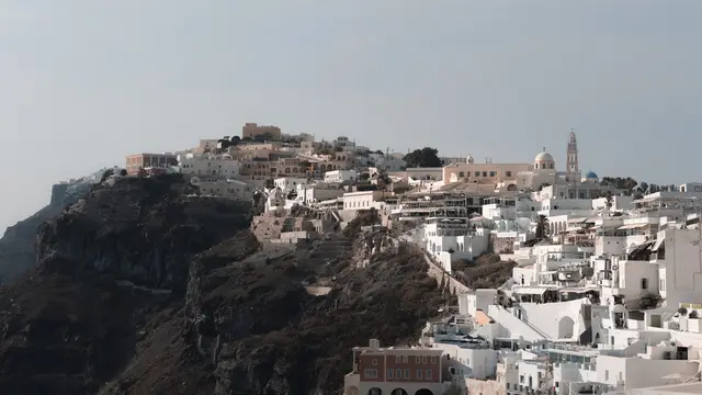 Ilustrasi Santorini