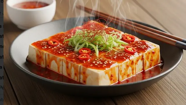 Resep Tahu Kukus Bumbu Pedas (AI Generated)