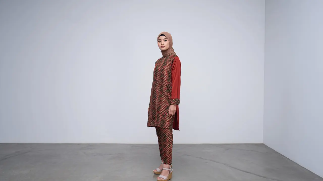 Model Tunik Batik untuk Kondangan 2025/Ilustrasi gambar oleh AI