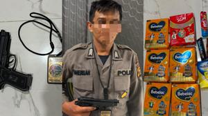 Nyamar jadi Polisi Bersenjata, Maling Spesialis Minimarket Tak Berdaya saat Ditangkap