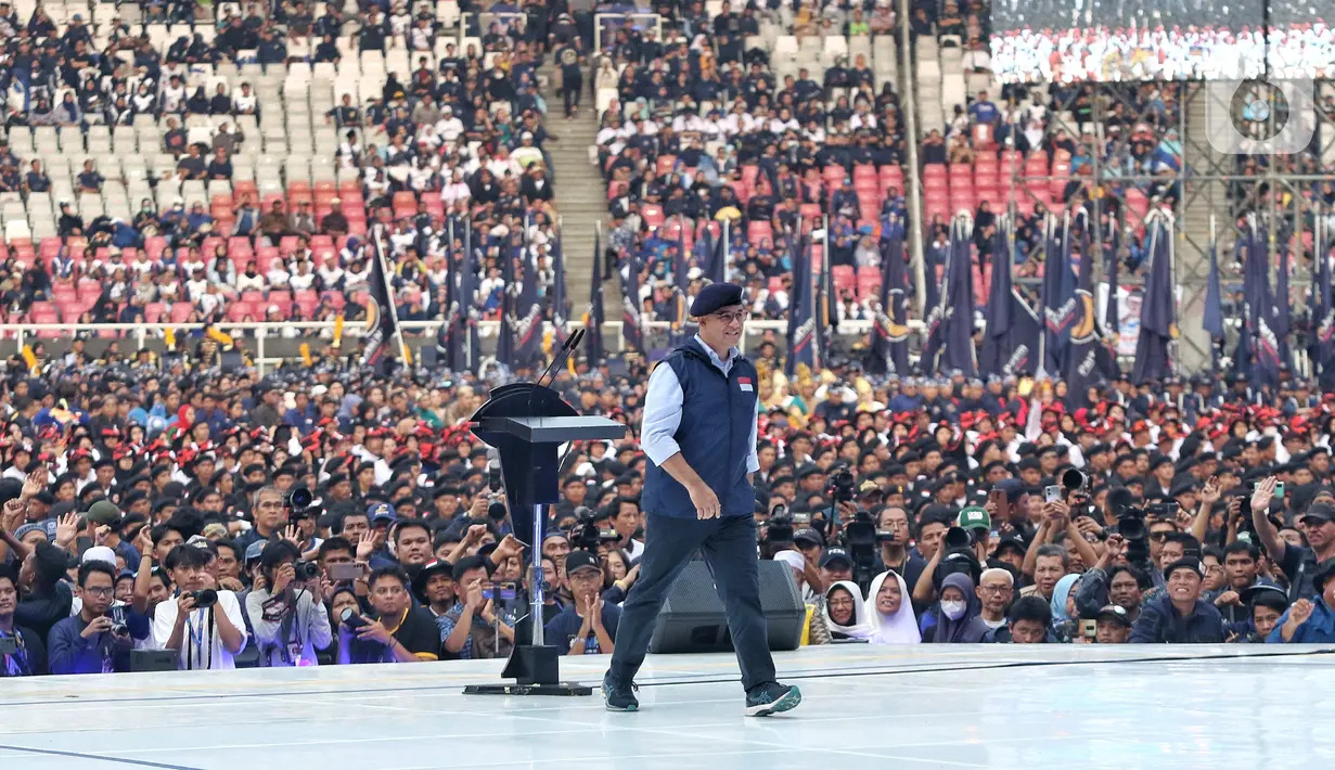 Anies mengatakan perjuangan yang akan ia lalui bersama NasDem bukan lah sebuah jalan yang mulus. (Liputan6.com/Angga Yuniar)
