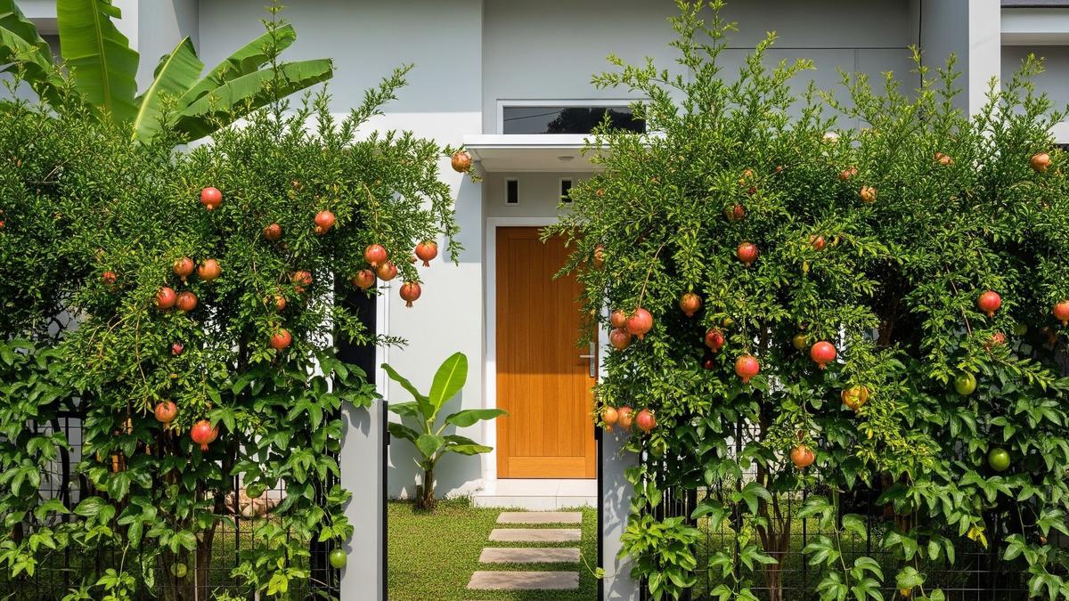 9 Inspirasi Kebun Mini Pagar Hidup dari Tanaman Buah Produktif, Solusi Lahan Terbatas