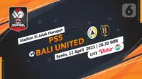 Piala Menpora 2021 PSS vs Bali United. (Liputan6.com/Trie Yasni)