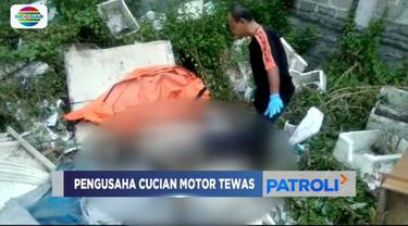 Warga temukan jenazah pemilik tempat pencucian motor di tumpukan sampah di Kalideres, Jakarta Barat.