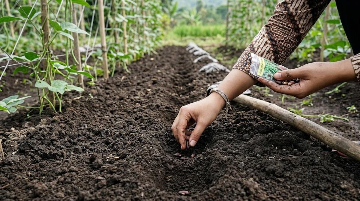 Cara Menanam Kacang Panjang dari Biji