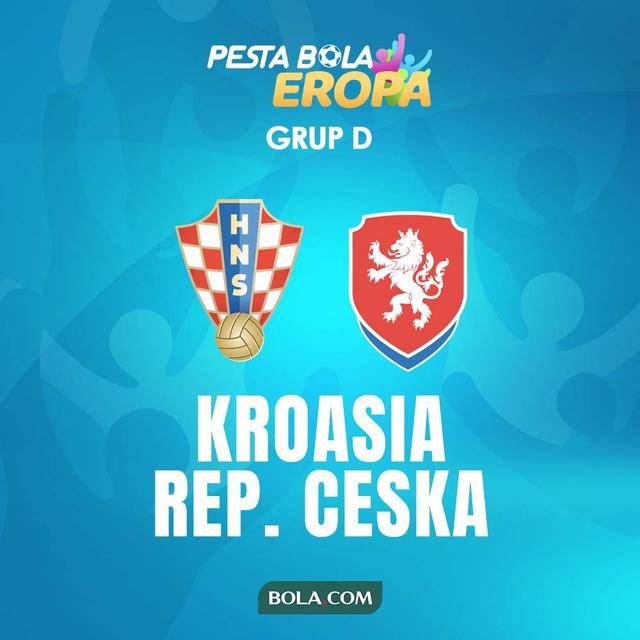 Piala Eropa - Euro 2020 Kroasia Vs Rep Ceska