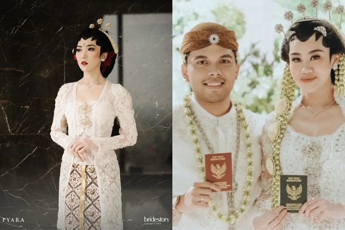Deretan artis yang tampil memukau dalam balutan kebaya dan kain batik khas Jawa di hari bahagia mereka