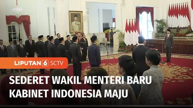 Bukan hanya Menteri, tapi Kabinet Indonesia Maju juga memiliki sederet nama baru yang menjabat sebagai Wakil Menteri. Total ada lima Wakil Menteri yang dilantik Presiden Joko Widodo.