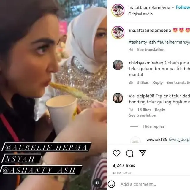 Potret 6 Artis Makan Telur Gulung Ini Curi Perhatian, Jajanan Jadul Jadi Favorit