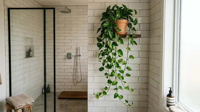 Dekorasi Kamar Mandi dengan Tanaman