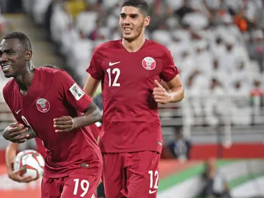 Ajang Piala Asia edisi terakhir digelar di Uni Emirat Arab pada tahun 2019. Total 130 gol tercipta dari 51 laga mulai fase grup hingga partai final yang dimulai sejak 5 Januari hingga 1 Februari 2019. Deretan pemain haus gol pun muncul dan berikut ini daftar 5 besar pencetak gol terbanyak sepanjang Piala Asia 2019. (AFP/Roslan Rahman)