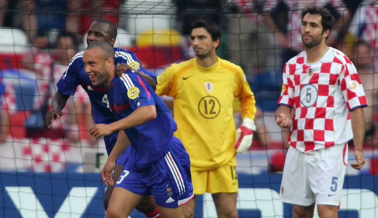 Igor Tudor. Adalah pencetak gol bunuh diri ke-4 sepanjang sejarah Euro. Saat itu Kroasia berhadapan dengan Prancis di laga Grup B Euro 2004, 17 Juni 2004. Gol terjadi di menit ke-22 yang membawa keunggulan Prancis 1-0. Hasil akhir kedua tim bermain imbang 2-2. (Foto: AFP/Adrian Dennis)