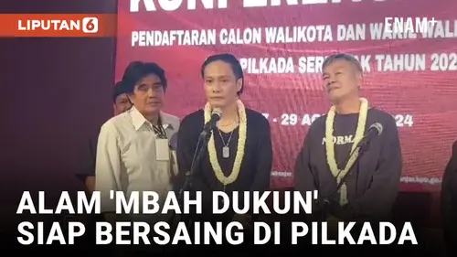 VIDEO: Alam 'Mbah Dukun' Maju Pilwalkot Banjar Lewat Jalur Independen