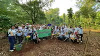 Penanaman pohon di hutan kota Jakarta. (Liputan6.com/ ist)