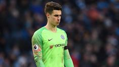 Kepa Arrizabalaga tercatat sebagai pemain termahal sepanjang masa Chelsea. Namun, hal tersebut tak lantas menjadi pilihan utama Tuchel di bawah mistar gawang The Blues. Kepa kalah bersinar dari Edourd Mendy yang mampu bersinar pada musim lalu. (AFP/Oli Scarff)