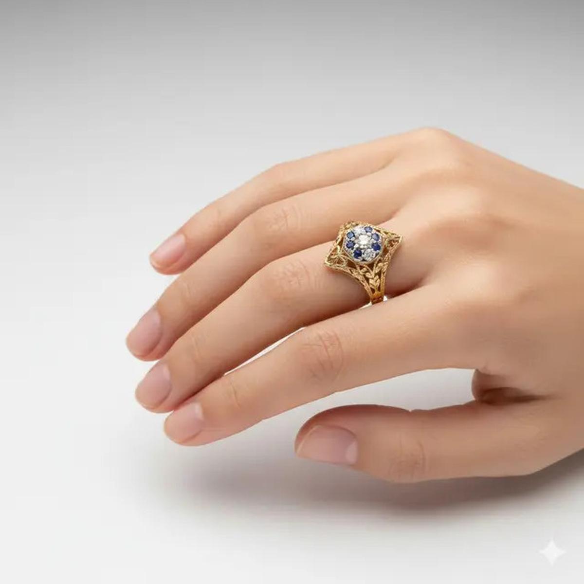 10 Model Cincin Emas 24 Karat 5 Gram Motif Vintage, Cocok untuk Lamaran yang Penuh Makna di 2025