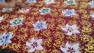 Ilustrasi batik cap.