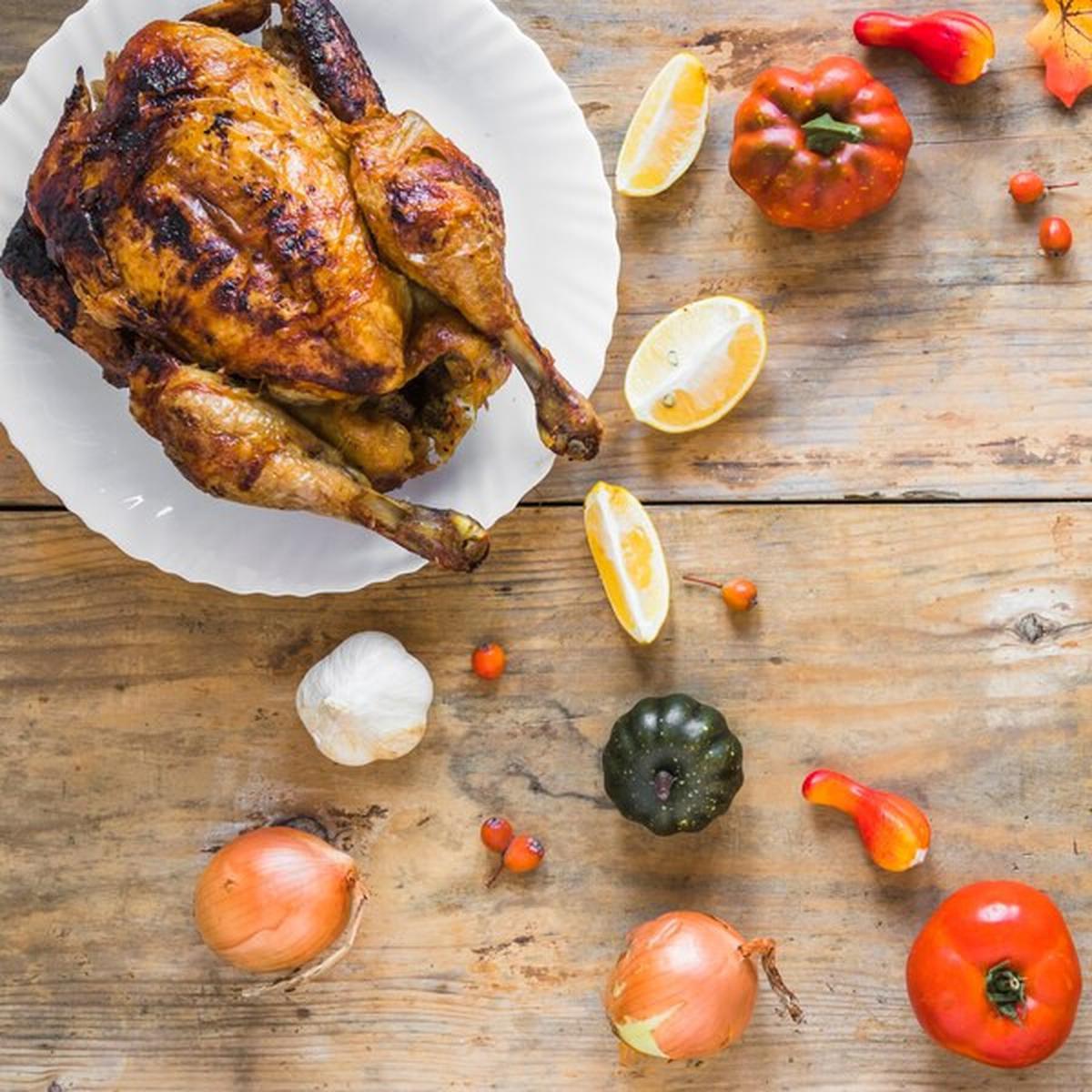 Ilustrasi ayam panggang/freepik.com