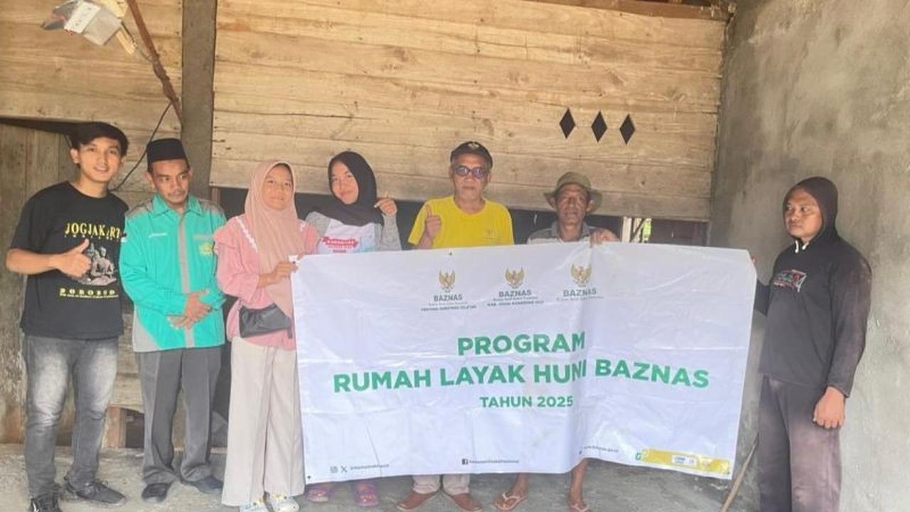 Program Bedah Rumah Baznas OKU Wujudkan Hunian Layak Bagi Tiga Keluarga