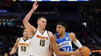 Nikola Jokic (kiri) dan Giannis Antetokounmpo memimpin perolehan suara NBA All-Star 2025. (AFF/Getty Images/Stacy Revere)