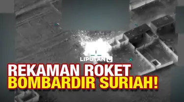 Amerika Serikat rilis rekaman penyerangan terhadap lokasi yang diduga sebagai markas milisi di Suriah. Nampak detik-detik bom hancurkan sejumlah bangunan.