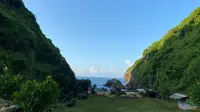 Pantai Wohkudu yang berada di Desa Girikarto, Panggang, Gunungkidul.(Istimewa)