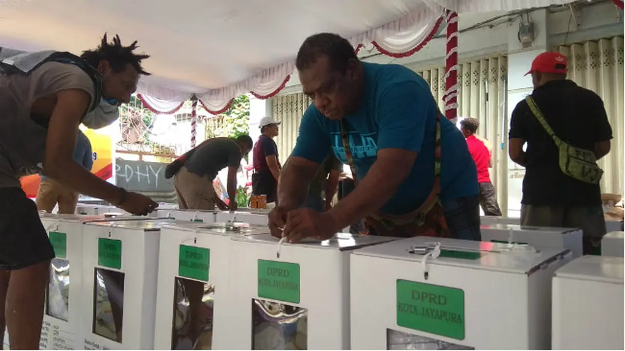 Logistik Pemilu di Distrik Abepura dan Jayapura Selatan Terlambat Tiga Jam