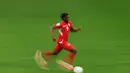 Pemain Swiss Johan Manzambi mengontrol bola selama pertandingan babak 32 besar Piala Dunia FIFA 2026 antara Swiss dan Aljazair di BC Place Vancouver, British Columbia, Kamis, (02/07/2026). (AFP/ Getty Images/ Fran Santiago)