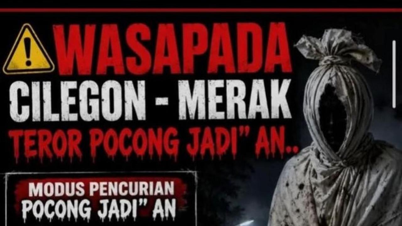 Teror poster pocong jadi-jadian di Cilegon